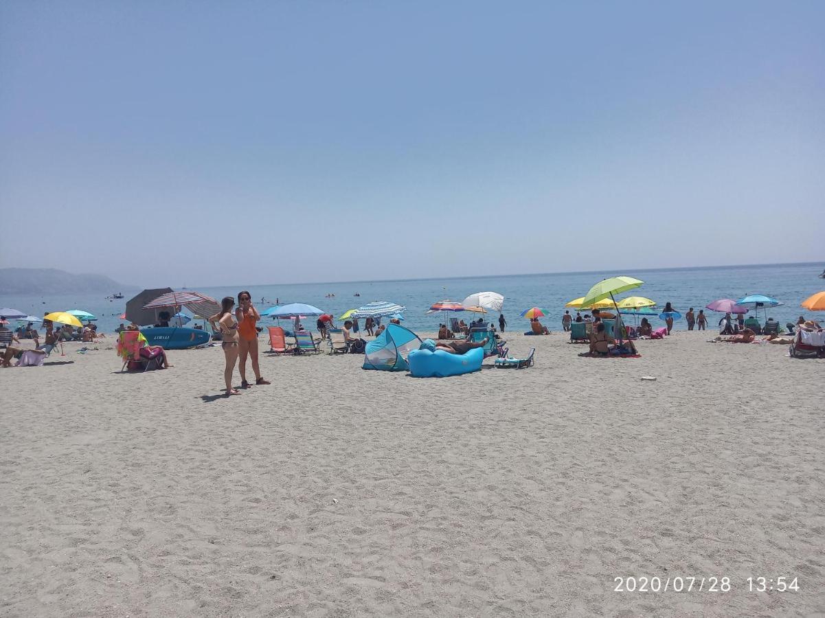 Appartement Nerja 1ª Linea De Playa De Burriana , Terraza Grande Al Mar Extérieur photo